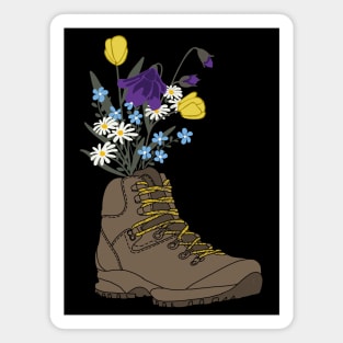 Backpacking Outdoor Wander Hiker Hiking Magnet